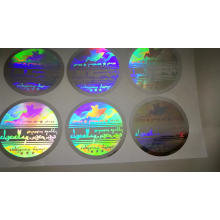 Custom printing anti-counterfeiting 3D hologram sticker dot matrix laser label